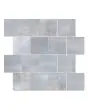 Radiate Silver Matte Porcelain Tile