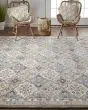Rylan 8638F Taupe/Ivory/Red Area Rug