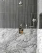 Sahara Dark Matte Glazed Porcelain 1"x12" Mosaic Tile