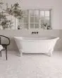 Sahara Grey Matte Glazed Porcelain 4"x4" Square Mosaic Tile