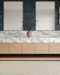Sahara Grey Matte Glazed Porcelain 5/8"x4" Crosshatch Mosaic Tile