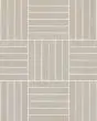Sahara Grey Matte Glazed Porcelain 5/8"x4" Crosshatch Mosaic Tile