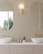 Sahara Taupe Matte Glazed Porcelain 5/8"x4" Crosshatch Mosaic Tile