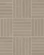 Sahara Taupe Matte Glazed Porcelain 5/8"x4" Crosshatch Mosaic Tile