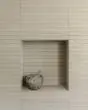 Sahara White Matte Glazed Porcelain 1"x12" Mosaic Tile