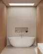 Sahara White Matte Glazed Porcelain 1"x12" Mosaic Tile