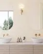 Sahara White Matte Glazed Porcelain 5/8"x4" Crosshatch Mosaic Tile