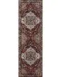 Samra SAM-10 Brick/Grey Area Rug