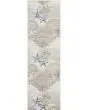 Seaside SDS04 Ivory Grey Blue Area Rug