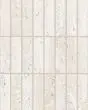 Sensi Roma White Satin Glazed Porcelain 1"x4" Straight Set Mosaic Tile