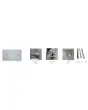 Signature Wall Solutions Frost Nickle PVC Tile