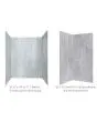 Signature Plus Wall Solutions Iced Pewter PVC Tile