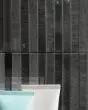 Stix Liquirice Glossy Porcelain 5x10 Tile