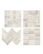 Stream Bianco Porcelain Travertine Tile