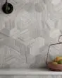 Stria Grey Porcelain Matte Marble Tile