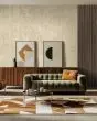 Acoustic Reeded Wood Slat Wall Panel Tawny