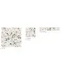 Tazzo White Honed Porcelain Terrazzo Tile
