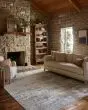 Townes TOW-04 Ivory/Sky Area Rug