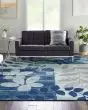 Tranquil TRA01 Navy/Light Blue Area Rug