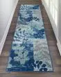 Tranquil TRA01 Navy/Light Blue Area Rug