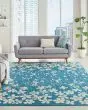 Tranquil TRA04 Turquoise Area Rug