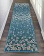 Tranquil TRA04 Turquoise Area Rug