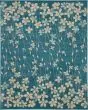 Tranquil TRA04 Turquoise Area Rug