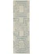 Interlock ITL06 Ivory/Turquoise Area Rug