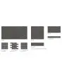 Urban Concrete Dark Grey Porcelain Matte Tile