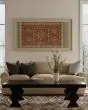 Wallace 8A43F Brown/White Area Rug