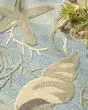 Waterside WRS01 Blue Area Rug