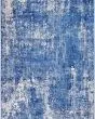 Whimsicle WHS08 Blue Ivory Area Rug