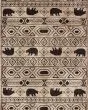 Woodlands 9651a Ivory/Black Area Rug