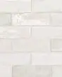 Zagora Blanc Glossy Glazed Ceramic 2"x6" Field Tile