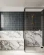 Zagora Charcoal Glossy Glazed Ceramic 2"x6" Field Tile