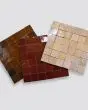 Zagora Maroon Glossy Glazed Ceramic 2"x2" Mosaic Tile