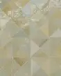 Zagora Vert Gris Glossy Glazed Ceramic Triangle Mosaic Tile