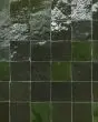Zagora Vert Mousse Glossy Glazed Ceramic 2"x2" Mosaic Tile