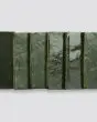 Zagora Vert Mousse Glossy Glazed Ceramic 2"x6" Field Tile