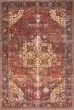 Loren LQ-07 Red/Navy Area Rug