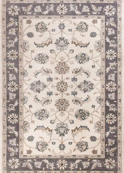 Avalon 5612 Ivory/Grey Mahal Area Rug