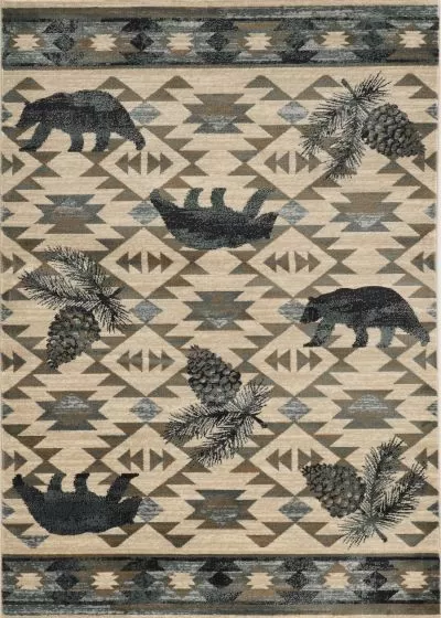 Chester 5634 Ivory/Blue Montana Area Rug