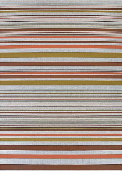 Dolce Striped Sunset Area Rug