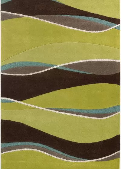 Eternity 1084 Lime/Mocha Landscapes Area Rug