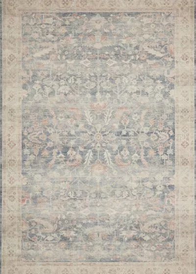 Hathaway HTH-02 Denim/Multi Area Rug