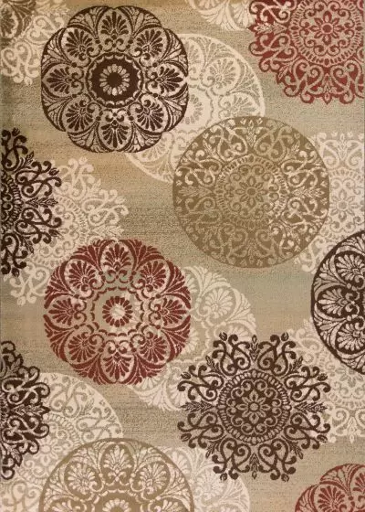 Heritage 9353 Sage Accents Area Rug