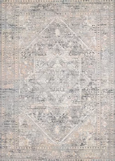 Lucia LUC-01 Grey/Sunset Area Rug