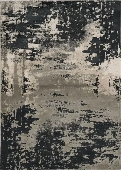 Luna 7121 Silver Charcoal Eclipse Area Rug