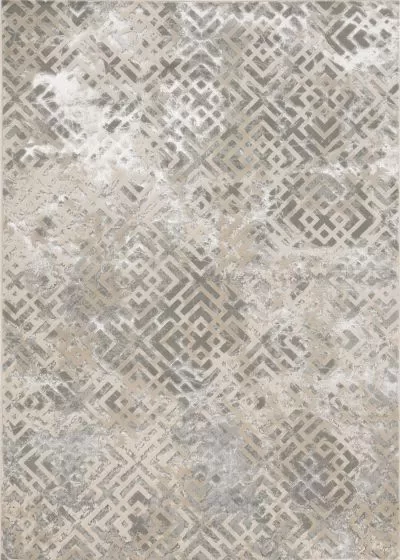 Luna 7124 Sand Silver Dimensions Area Rug