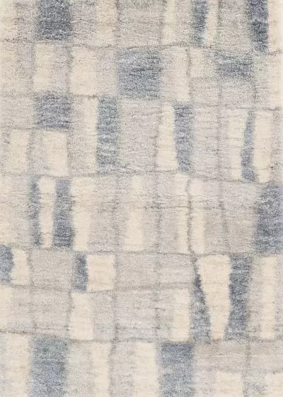 Merino 6702 Ivory/Blue Cityscape Area Rug